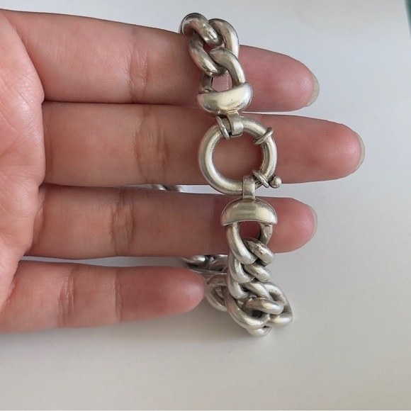 32 gram sterling silver Cuban link bracelet - Picture 4 of 6